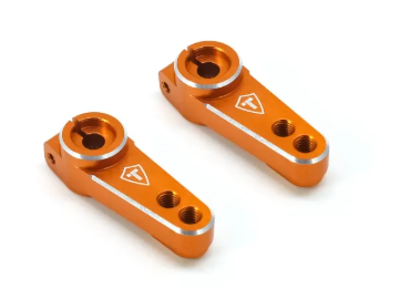 TREAL UTB18 Capra Servo Horn Set 25T (2pcs) Aluminum 7075 CNC Machined Servo Arm Upgrades X003PLC9J7 ORANGE