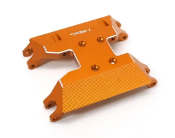 TREAL UTB18 Capra Chassis Skid Plate, Aluminum 7075 CNC Machined Upgrades X003LB4C2D ORANGE