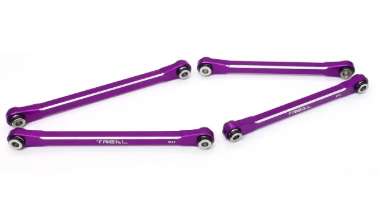 TREAL UTB18 Capra Upper Links Set (4pcs) Aluminum 7075 Upper Chassis 4-Links Upgrades X003P9SFLZ PURPLE