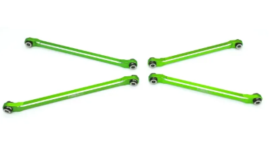 TREAL UTB18 Capra Lower Links Set (4pcs) Aluminum 7075 Lower Chassis 4-Links Upgrades X003P9TGDL GREEN