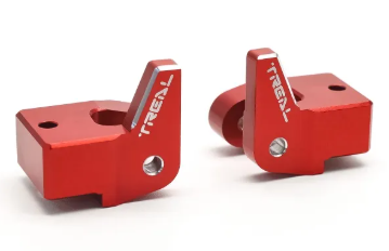 TREAL Aluminum 7075 Rear Lower Links Mount Set for Losi HAMMER REY 1/10 4WD Rock Racer X003ATY1IV RED