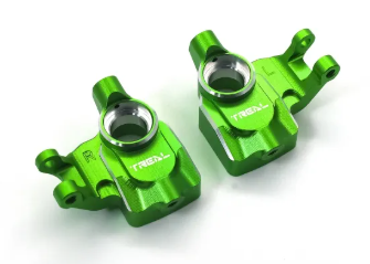 TREAL UTB18 Capra Aluminum 7075 Front Steering Knuckles Inner Portal Covers Set (2P) Upgrades X003KLAQ9H GREEN