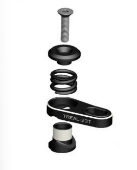 Treal Aluminum 7075 2-Speed Servo Saver Set Servo Horn 23T for Axial SCX6 SCX10 III (23T) X003922SUR