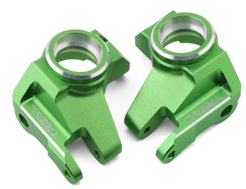 TREAL SCX6 Steering Knuckles L/R Front Hubs CNC Machined Aluminum 7075 for Axial SCX6 AR90 Upgrades X0032MYAMN GREEN