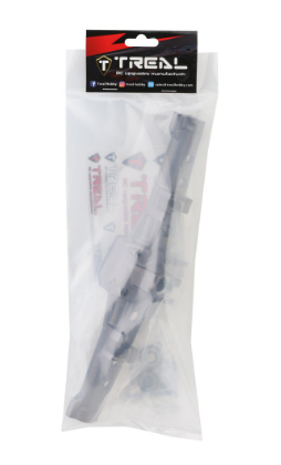 TREAL SCX6 Rear Axle Housing One Piece CNC Billet Machined Aluminum 7075 for Axial SCX6 Upgrades AR90 Rear Axle X0032AUP8D TITANIUM