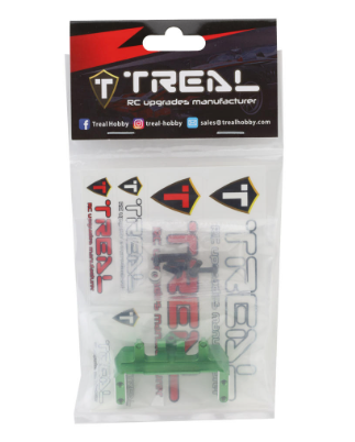 TREAL UTB18 Capra Front Servo Mount CNC Machined Aluminum 7075 Upgrades X003K2K0QZ GREEN