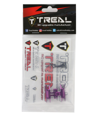 Treal Axial SCX24 Aluminum 7075 Skid Plate X002YSO7T7 PURPLE