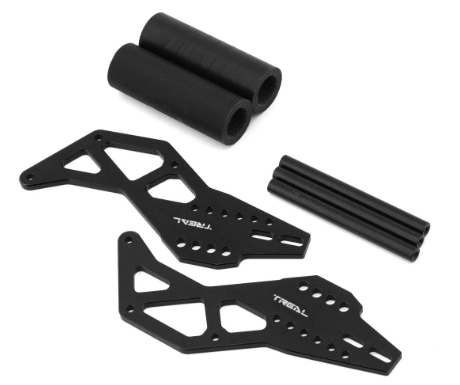 Treal Aluminum 7075 Wheelie Bar Adjustable for Losi LMT X002WBB33T BLACK