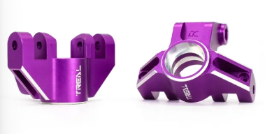 Treal Aluminum 7075 Front Steering Knuckels for Losi LMT X003E7EI9L PURPLE