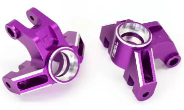 Treal Aluminum 7075 Front Steering Knuckels for Losi LMT X003E7EI9L PURPLE