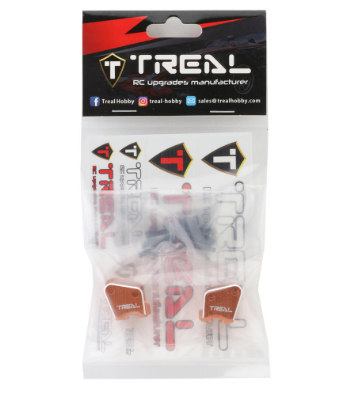 Treal Aluminum 7075 Rear Link Mounts for Axial RBX10 Ryft X002XEVCDV ORANGE