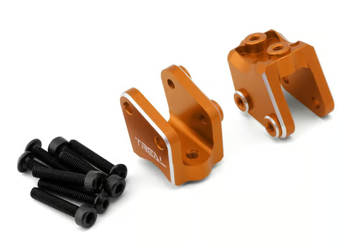 Treal Aluminum 7075 Rear Link Mounts for Axial RBX10 Ryft X002XEVCDV ORANGE