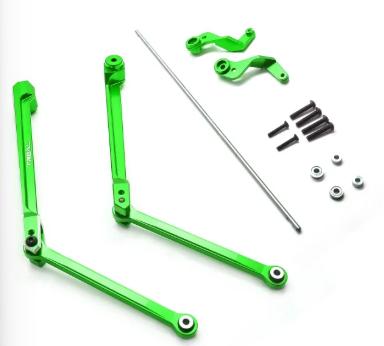 TREAL Aluminum 7075 Rear Sway Bar (Left&Right) Set for LOSI 1/10 4WD HAMMER REY U4 X003J66Q83 GREEN