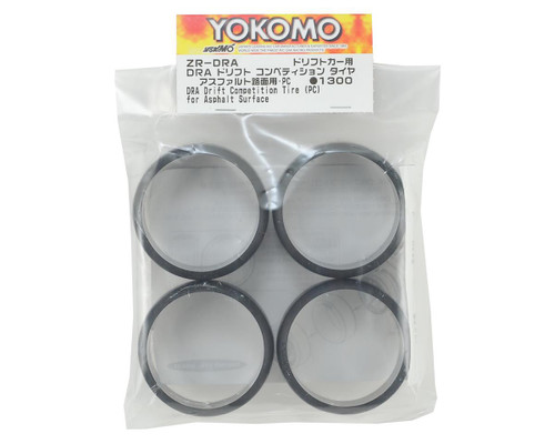 Yokomo DRA Competition Drift Tire (4) (for Asphalt Surface) YOKZR-DRAA 
