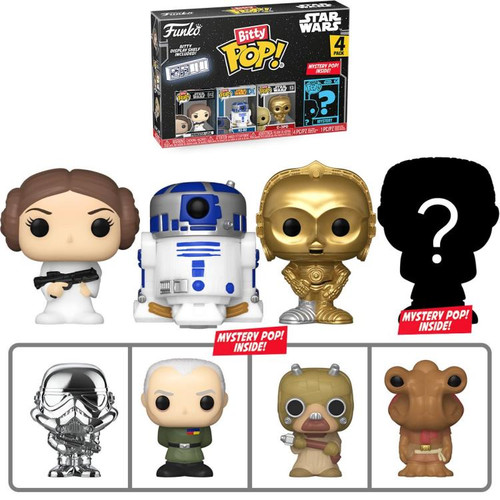 Funko Bitty Star Wars Princess Leia Bitty Pop! Mini-Figure 4-Pack