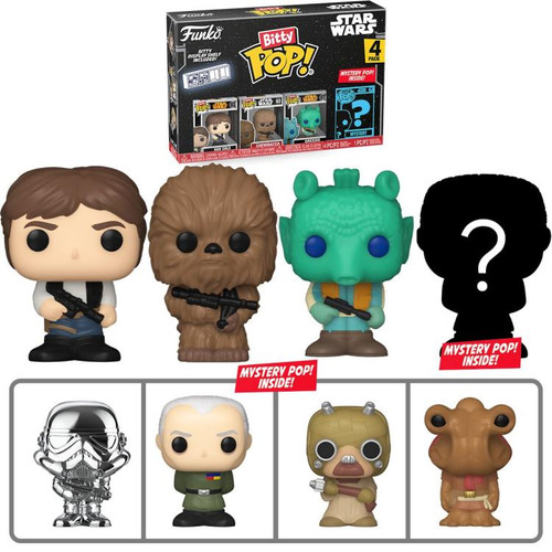 Funko Bitty  Star Wars Han Solo Bitty Pop! Mini-Figure 4-Pack