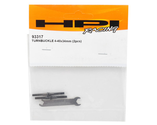  HPI 4-40x34mm Turnbuckle (2) HPI93317
