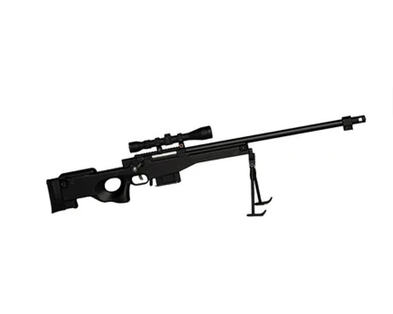 GoatGuns - 1/4 Scale Die Cast Sniper Rifle Model, Black  GOASR-BLACK
