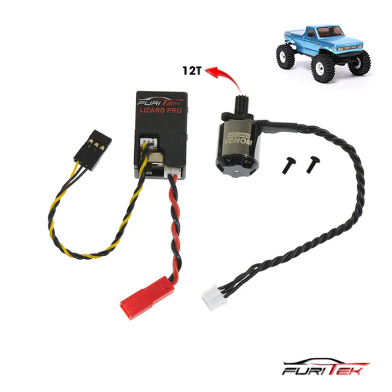 Furitek Redcat Ascent-18 Starter 2S Brushless ESC Combo w/Venom Motor (3450kV) & FlySky Receiver FTK-FUR-2525