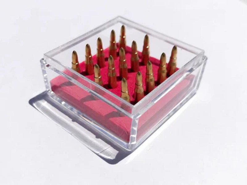 GoatGuns - Mini AK Dummy Brass Rounds, for AK47 Models GOAAK-ROUNDS