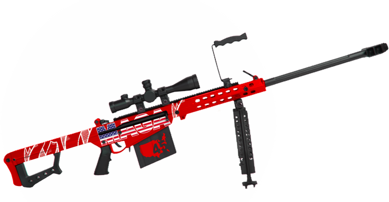 Goat Guns 'MAGA' LIMITED EDITION - MINIATURE BARRETT MODEL 82A1 GOA50-MAGA