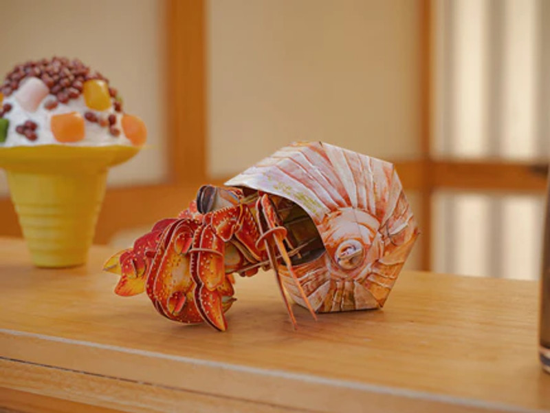 MakeBug  B0008 Bring Nature Home Hermit Crab 3D Kraft Paper Puzzle