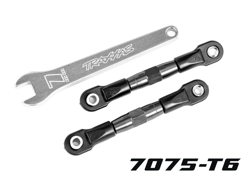 Traxxas TUBES 56 mm Gray Aluminum Rear Camber Links (2) 2443A
