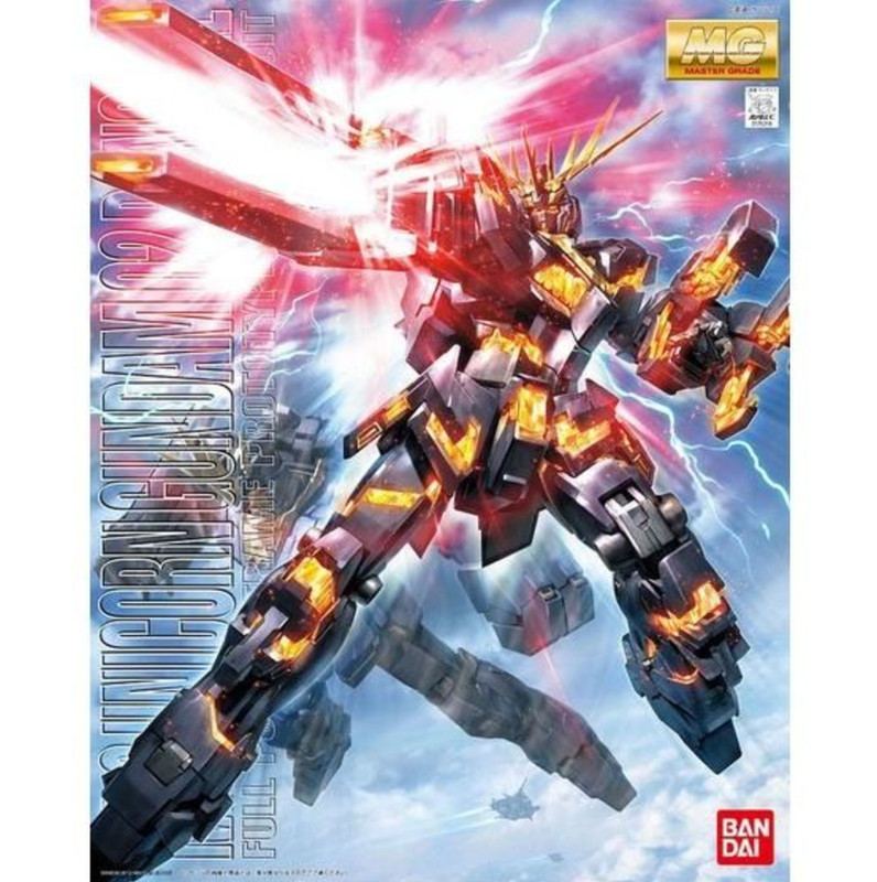 Bandai 1/100 MG RX-0 Unicorn 02 Gundam Banshee "Gundam Unicorn" Plastic Model Kit 2155482