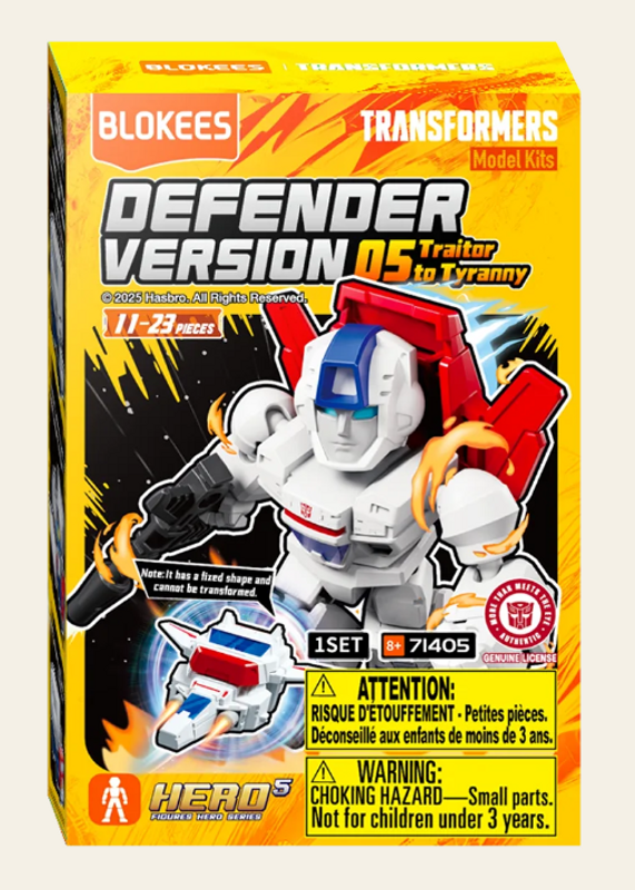 BLOKEES Transformers Defender Wave 5 Traitor to Tyranny