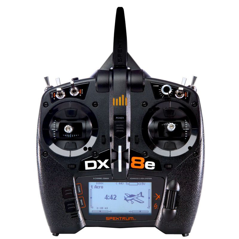 SPMR8105 DX8e 8-Channel DSMX Transmitter Only SPMR8105 DX8e 8-Channel DSMX Transmitter Only