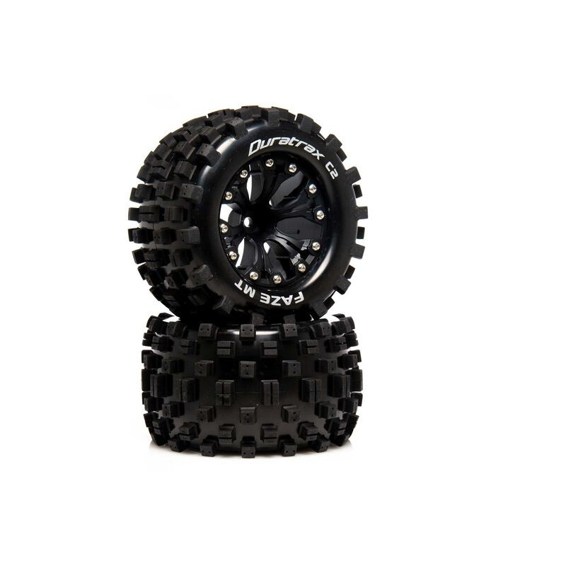 disc.. FAZE MT 2.8 2WD Mounted R C2 .5 Offset Black (2) DTXC5553