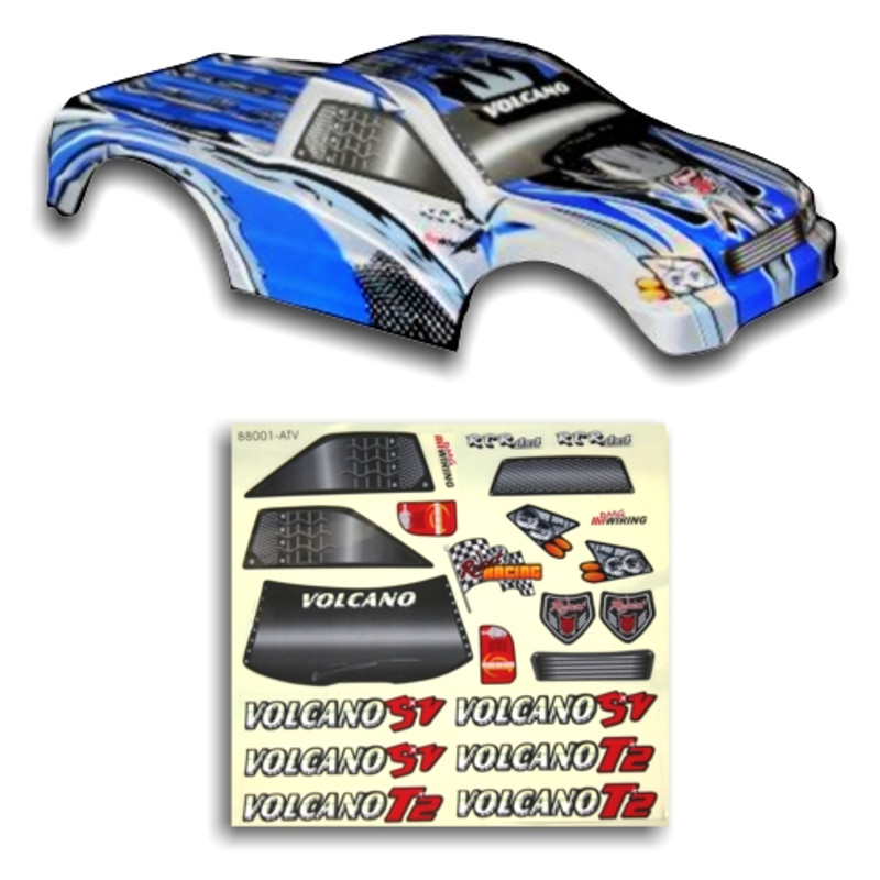 REDCAT RACING 188011/10 Truck Body Blue and Silver RER02384