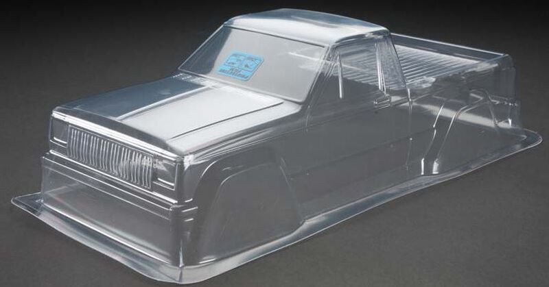Clear Body, Jeep Comanche Full Bed with 12.3 Wheelbase: 1/10 Rock Crawlers PRO336200