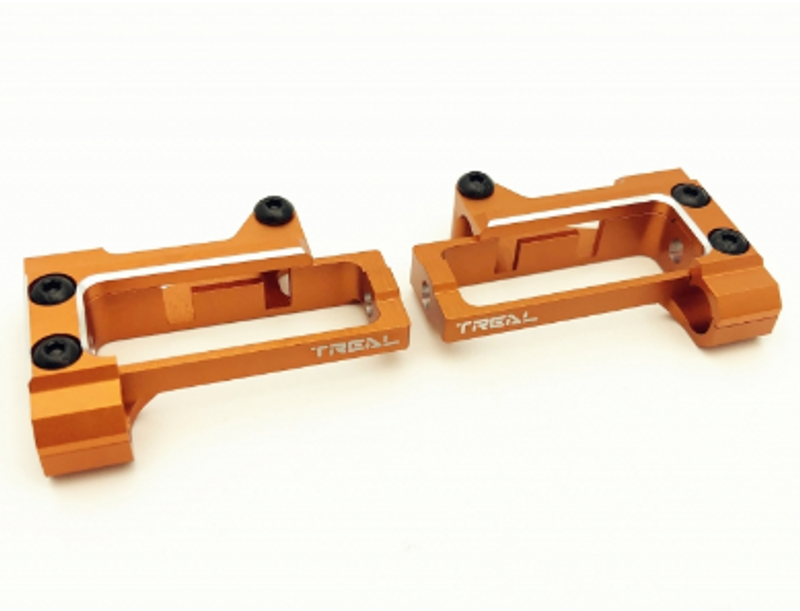 Treal CNC Machined 7075 Multi Front Shock Mounts for Axial RBX10 Ryft Orange X00324J12F