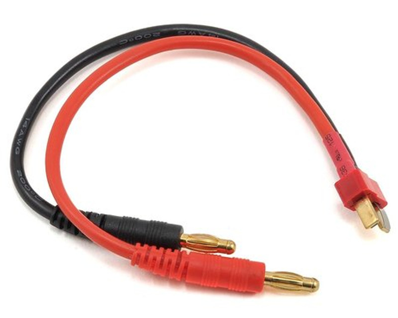 ProTek RC Heavy Duty T-Style Ultra Plug Charge Lead (Male to 4mm Banana)  PTK-5216