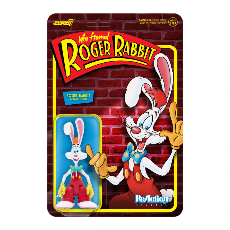 Super7 Who Framed Roger Rabbit ReAction Figure Wave 1 - Roger Rabbit Super7 Who Framed Roger Rabbit ReAction Figure Wave 1 - Roger Rabbit