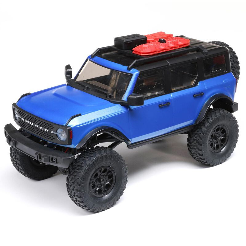 AXI00006T3 1/24 SCX24 2021 Ford Bronco 4WD Truck Brushed RTR, Blue AXI00006T3 1/24 SCX24 2021 Ford Bronco 4WD Truck Brushed RTR, Blue