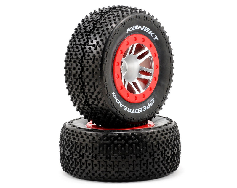 DYN5119 SpeedTreads Konekt SC tires Mounted: Slash Front (2)