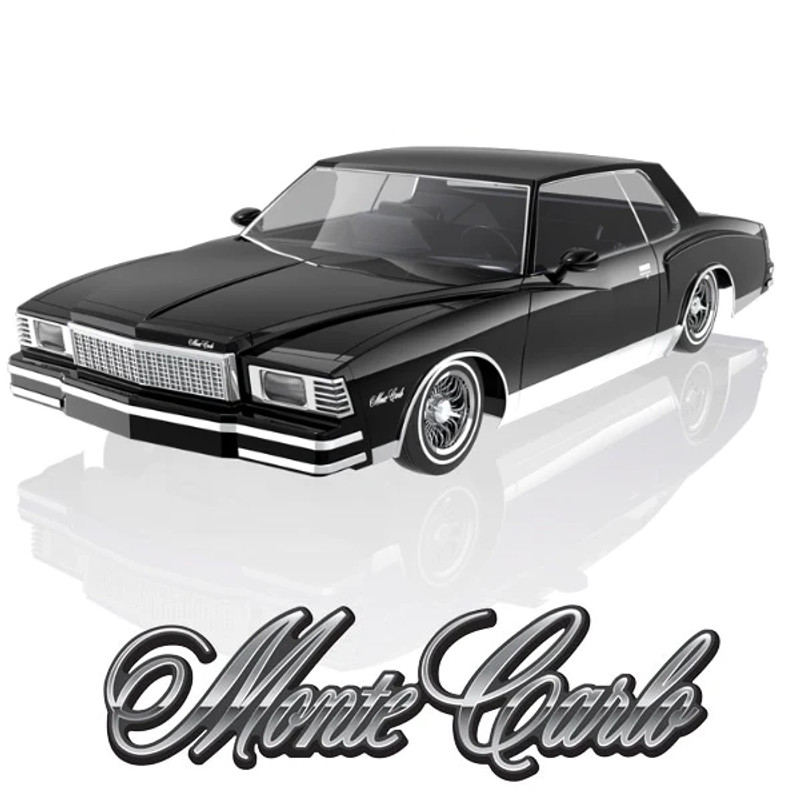 Redcat Monte Carlo RC Car - 1:10 1979 Chevrolet Monte Carlo Lowrider BLACK