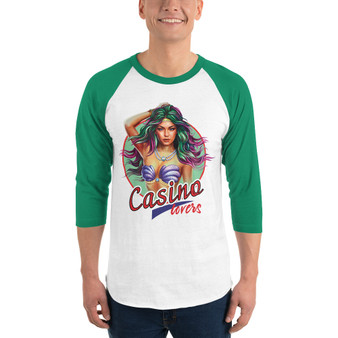 Casino Lover 3/4 Men's T-Shirt