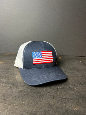 Made in the USA Flag Hat without top button