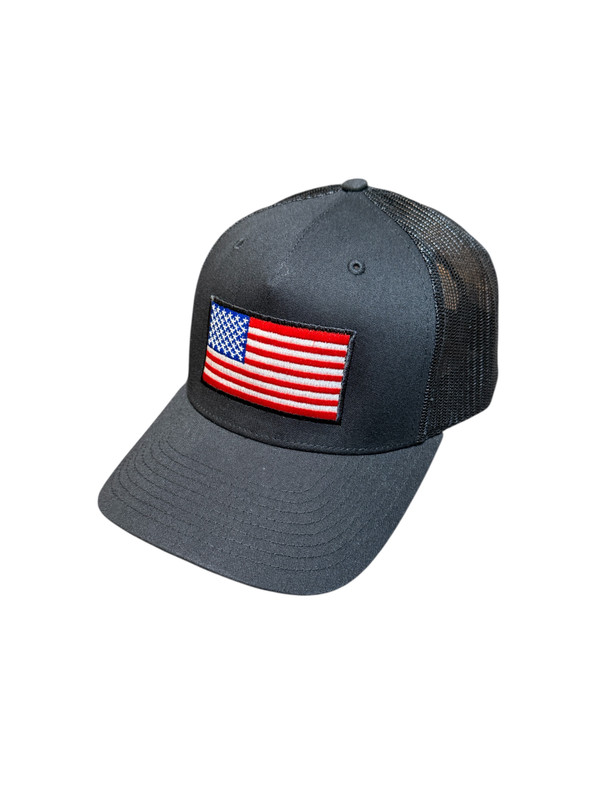 American Flag Trucker Hat