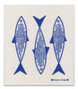 Jangneus Swedish dishcloth, Blue Fish, 100% biodegradable