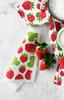 Jangneus Swedish dishcloth, Red Strawberries, 100% biodegradable. The Sustainable Alternative to Paper Towels reusable for months, highly Absorbent.