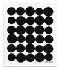 Spots Black patterned reusable Swedish dishcloth made from cellulose and cotton by Jangneus