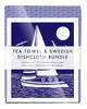 Kitchen Set — Leaves & Mussels Blue | 1 Tea Towel + 2 Dishcloths