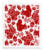 Swedish Dishcloth — Squirrel Burgundy