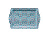 Small food-safe Turkish metal tray featuring the Aysun pattern