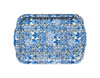 Large food-safe Turkish metal tray featuring the Meryem pattern