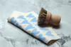 Swedish Dishcloth — Mini Heart Blue